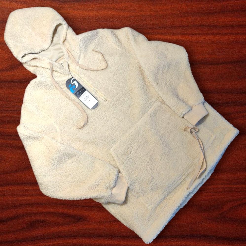 Men's i5 APPAREL Fuzzy Sherpa Pullover Hoodie - L